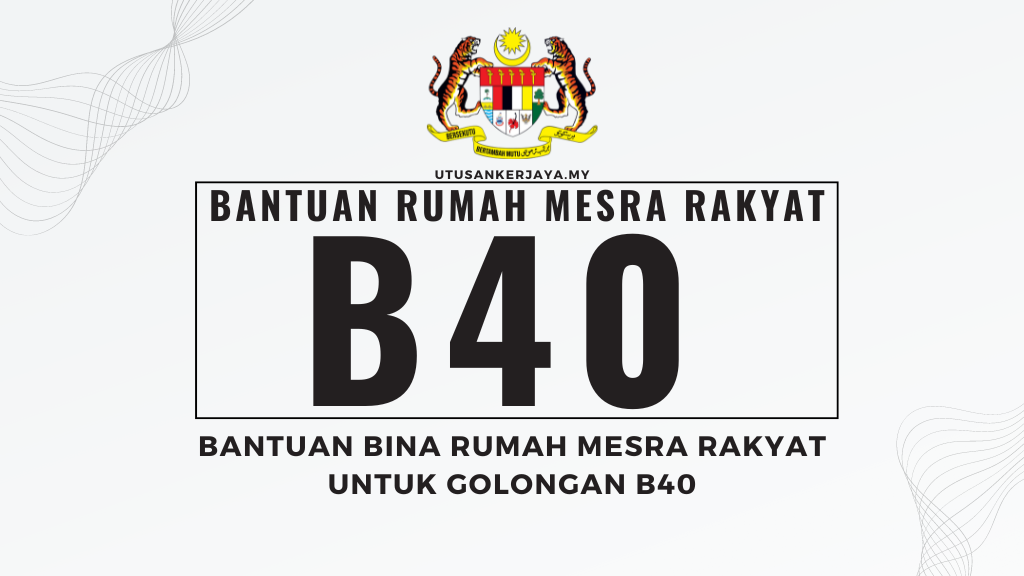 Bantuan Bina Rumah Mesra Rakyat Untuk Golongan B40