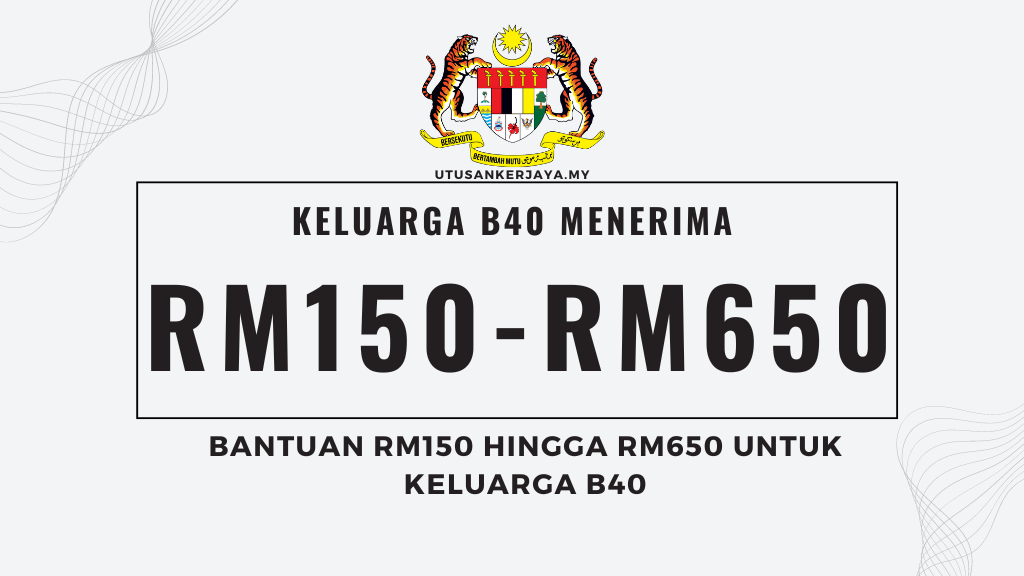 STR Fasa 3 : Bantuan RM150 Hingga RM650 Untuk Keluarga B40