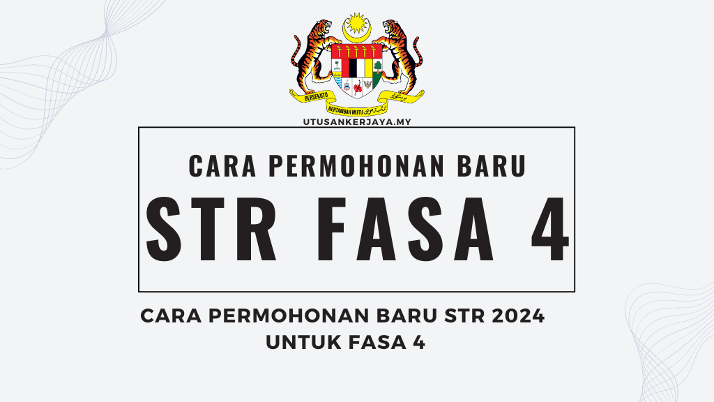 Cara Permohonan Baru STR 2024 Untuk Fasa 4