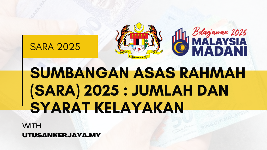 Sumbangan Asas Rahmah (SARA) 2025 : Jumlah Dan Syarat Kelayakan