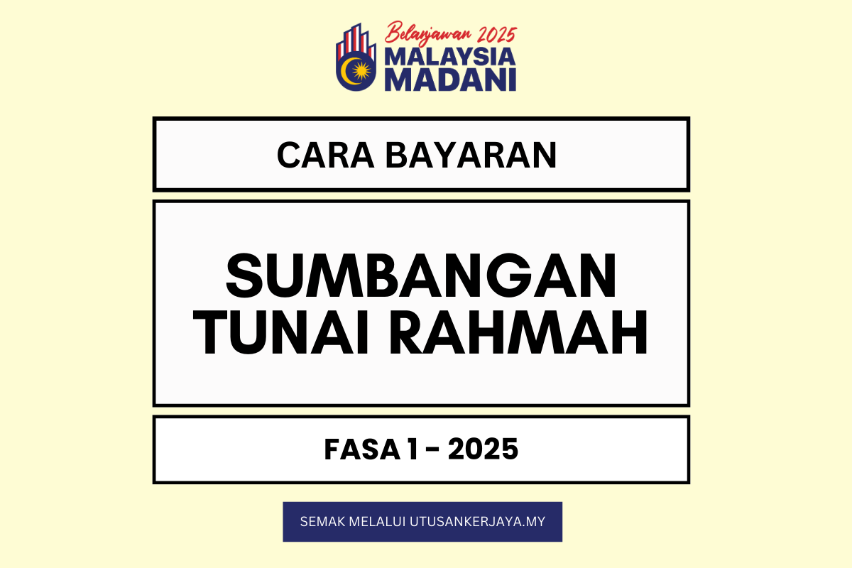 CARA BAYARAN STR FASA 1 TAHUN 2025