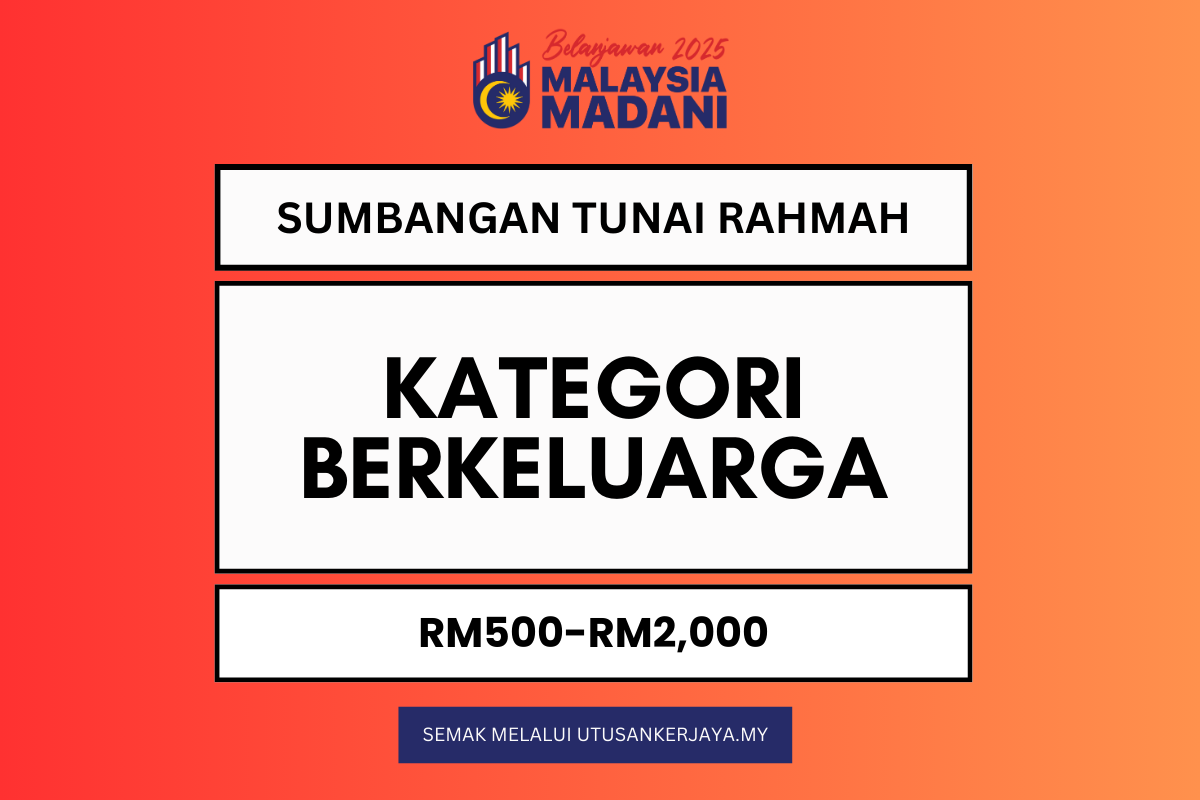 STR 2025 Kategori Berkeluarga Berjumlah RM500 Hingga RM2,000