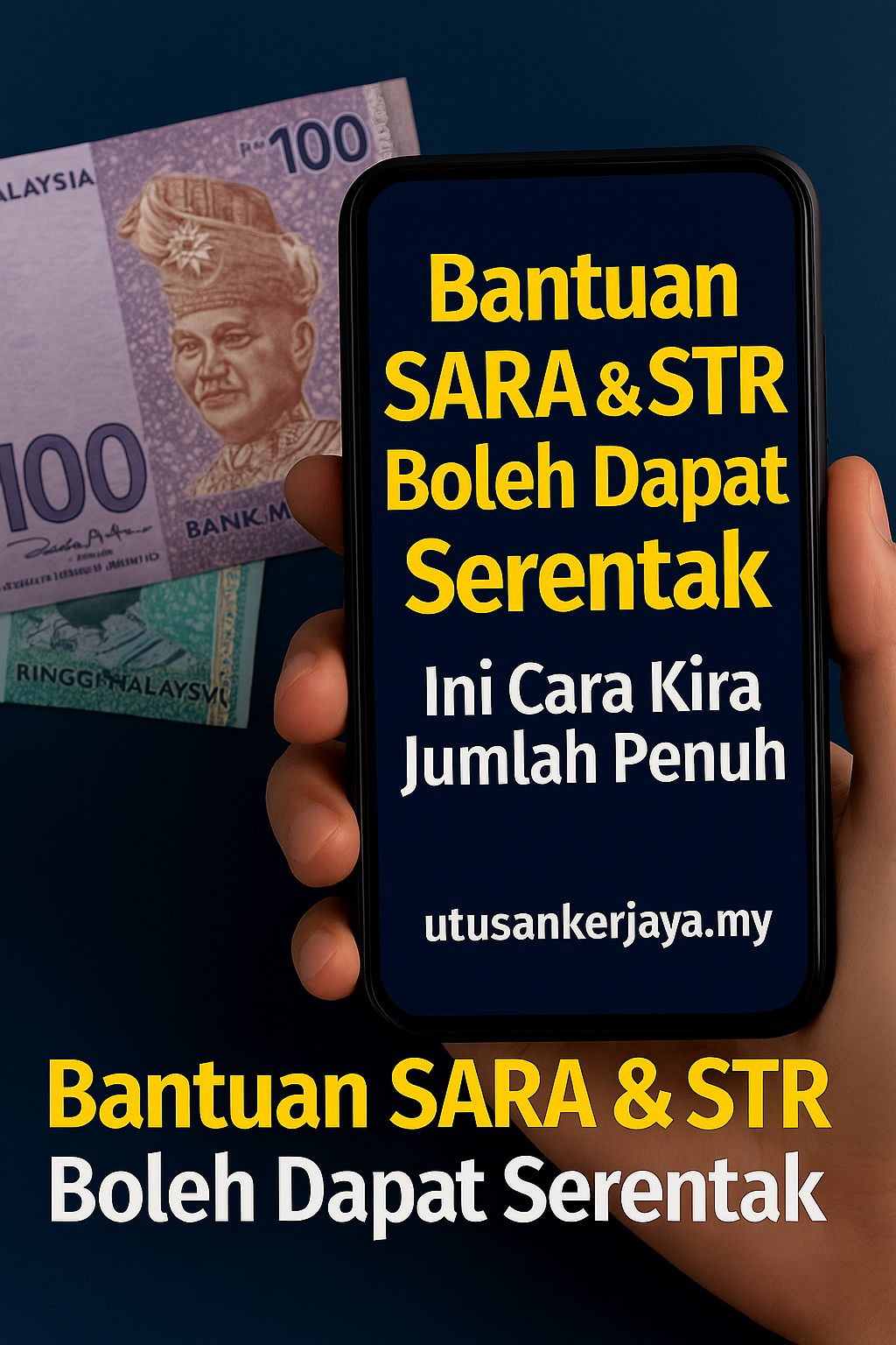 Ramai Tak Tahu Bantuan SARA & STR Boleh Dapat Serentak – Ini Cara Kira Jumlah Penuh