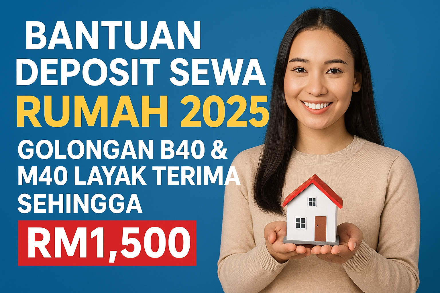 Bantuan Deposit Sewa Rumah 2025: Golongan B40 & M40 Layak Terima Sehingga RM1,500